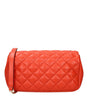 Sacs à bandoulière en cuir orange Versace