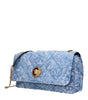 Sacs à bandoulière en tissu bleu clair Versace