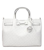Michael Kors White Fabric Handbags