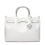 Michael Kors White Fabric Handbags