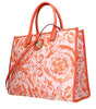 Sacs à bandoulière en tissu orange Versace