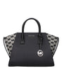 Michael Kors Black Leather Handbags