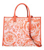 Sacs à bandoulière en tissu orange Versace
