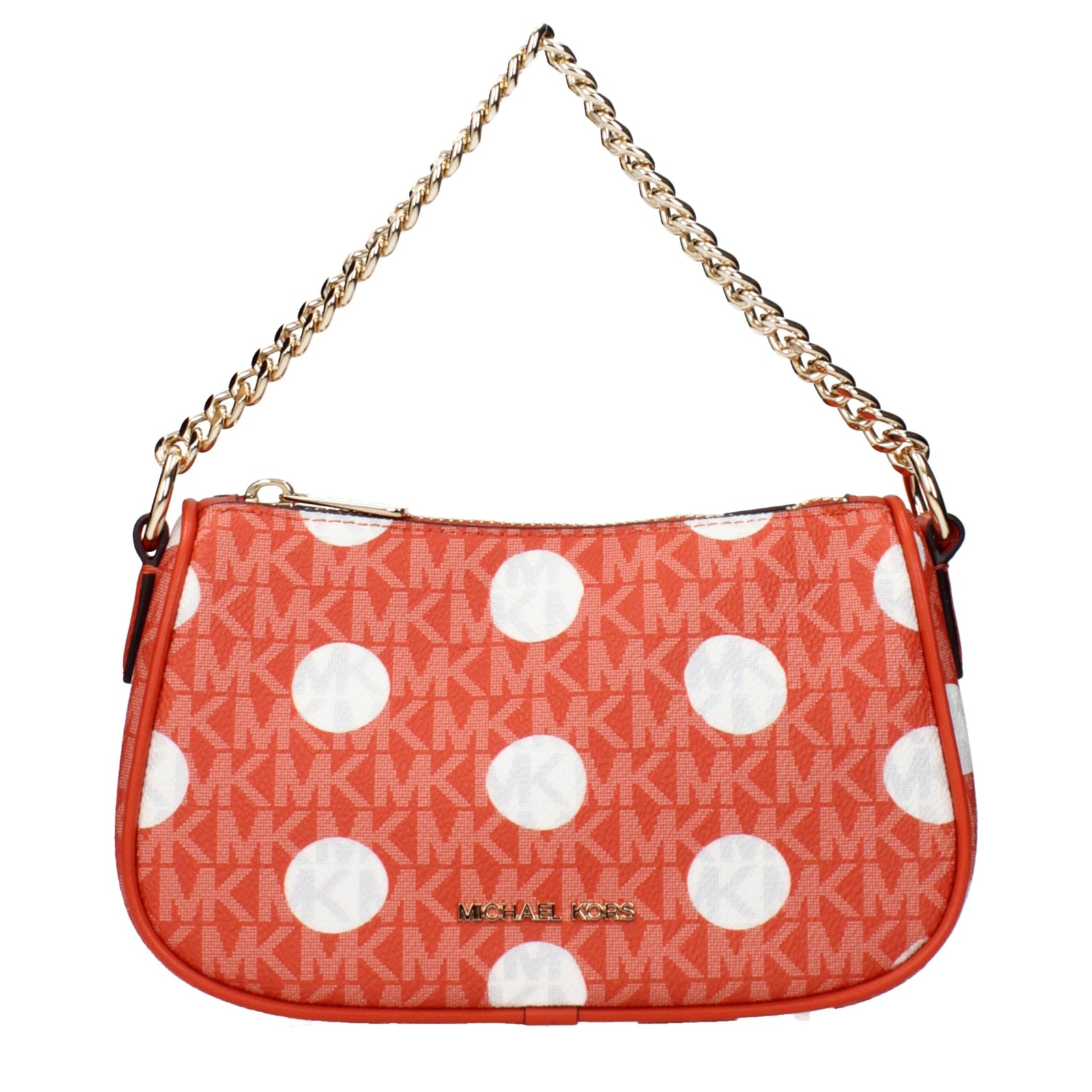 Michael Kors Red Fabric Handbags