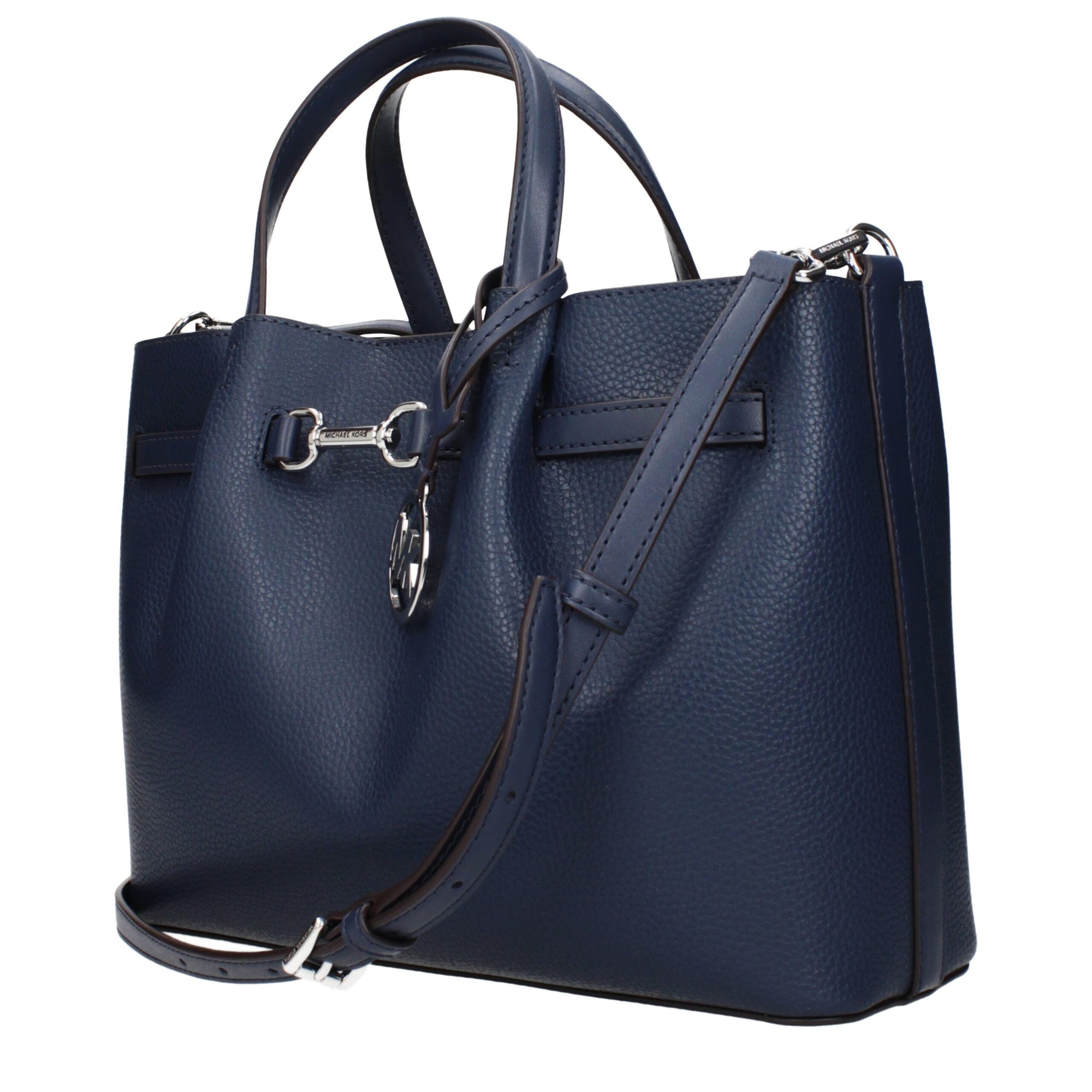 Sacs à main en cuir bleu Michael Kors