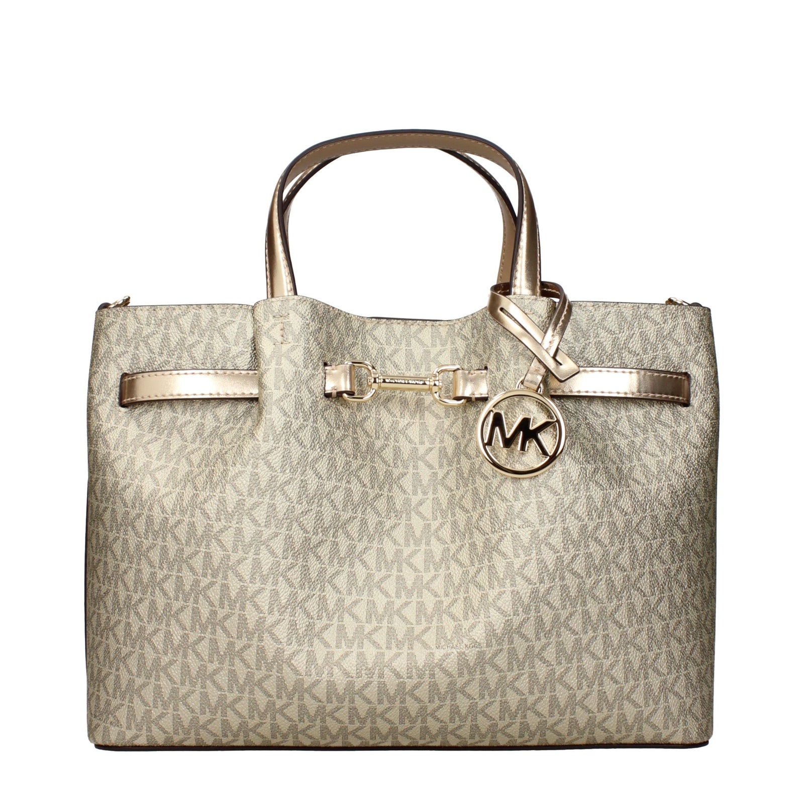 Michael Kors Gold Fabric Handbags