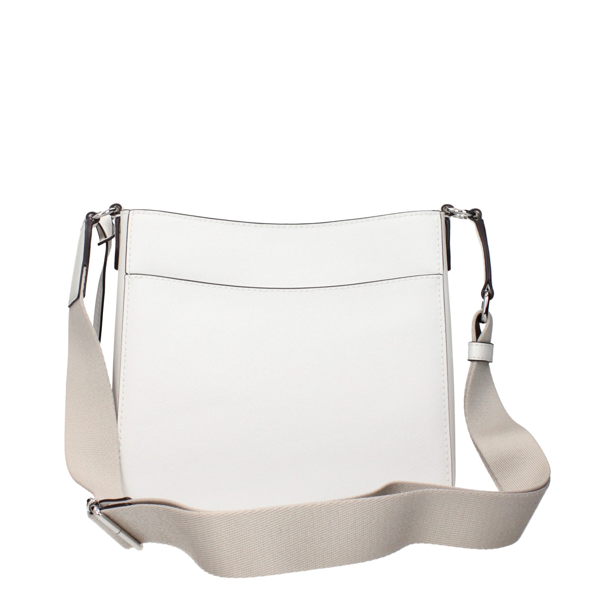 Sacs à bandoulière en cuir blanc Michael Kors