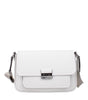 Sacs à bandoulière en cuir blanc Michael Kors