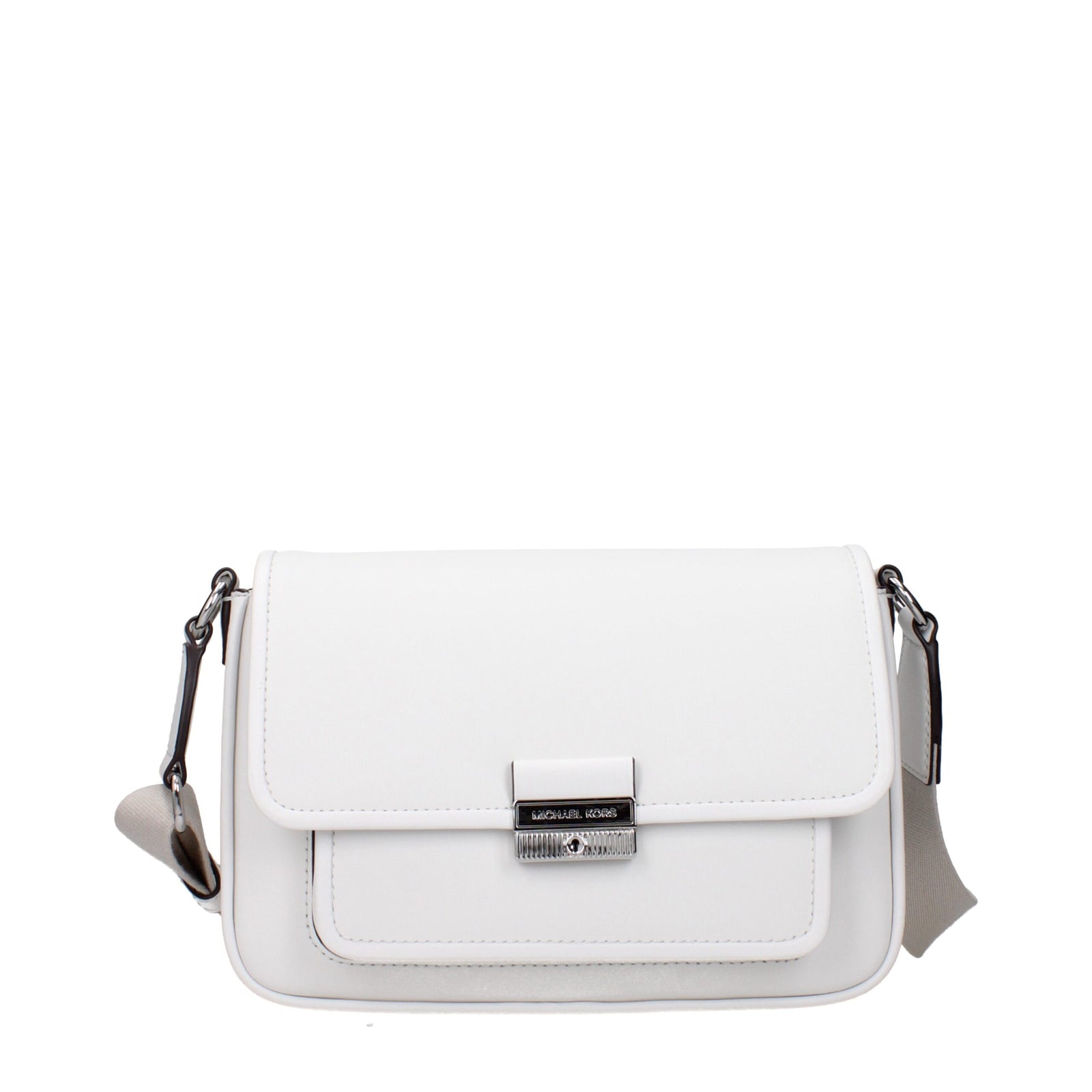 Sacs à bandoulière en cuir blanc Michael Kors