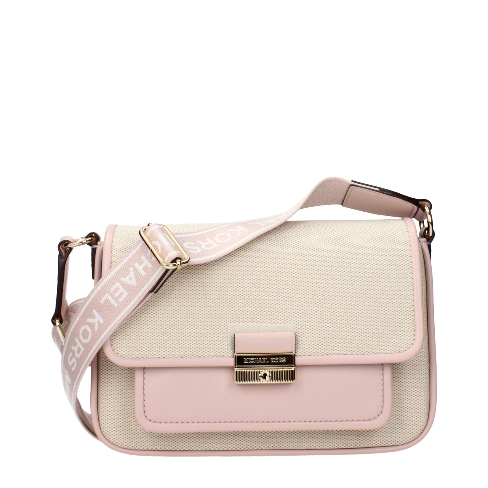 Sacs à bandoulière en tissu beige Michael Kors