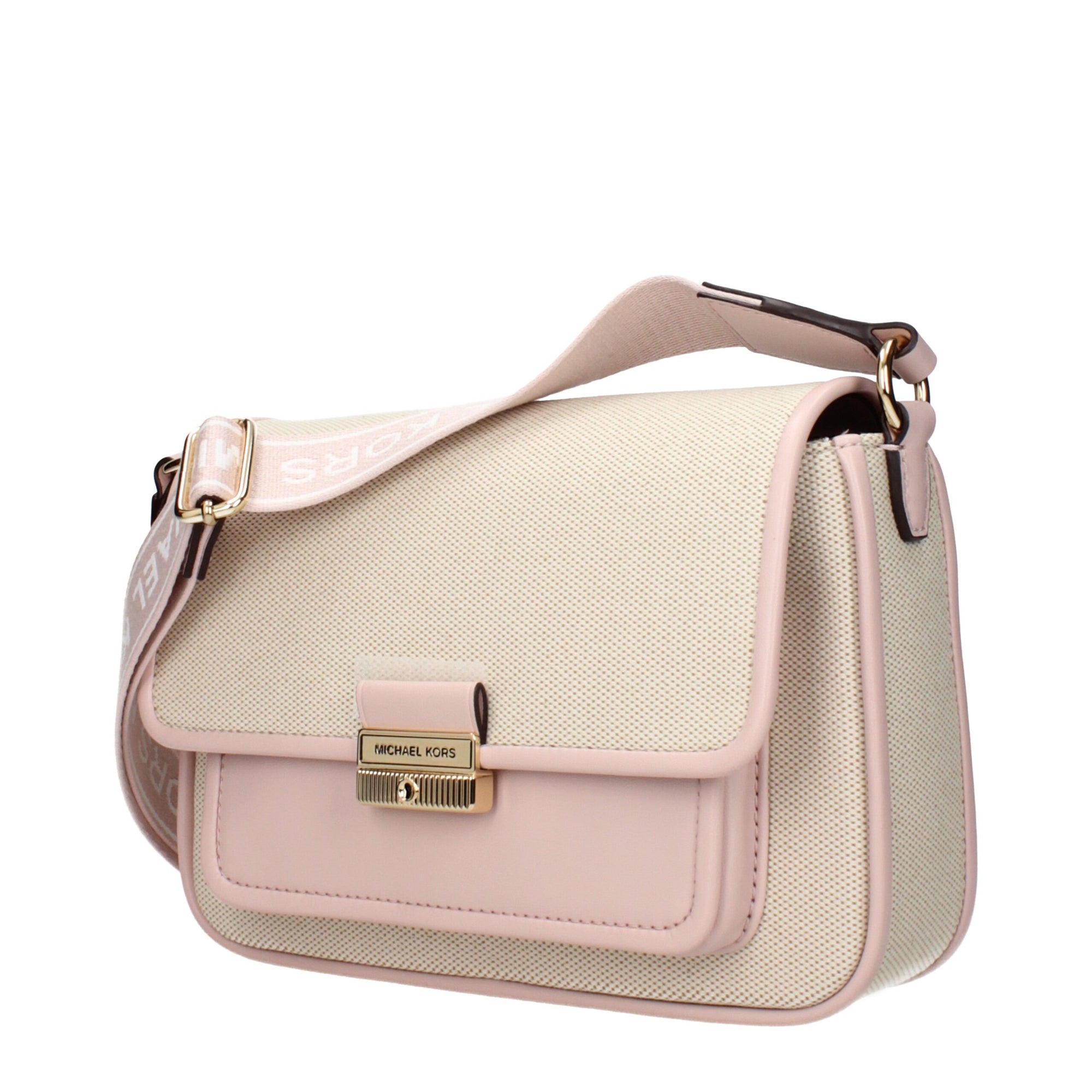 Sacs à bandoulière en tissu beige Michael Kors