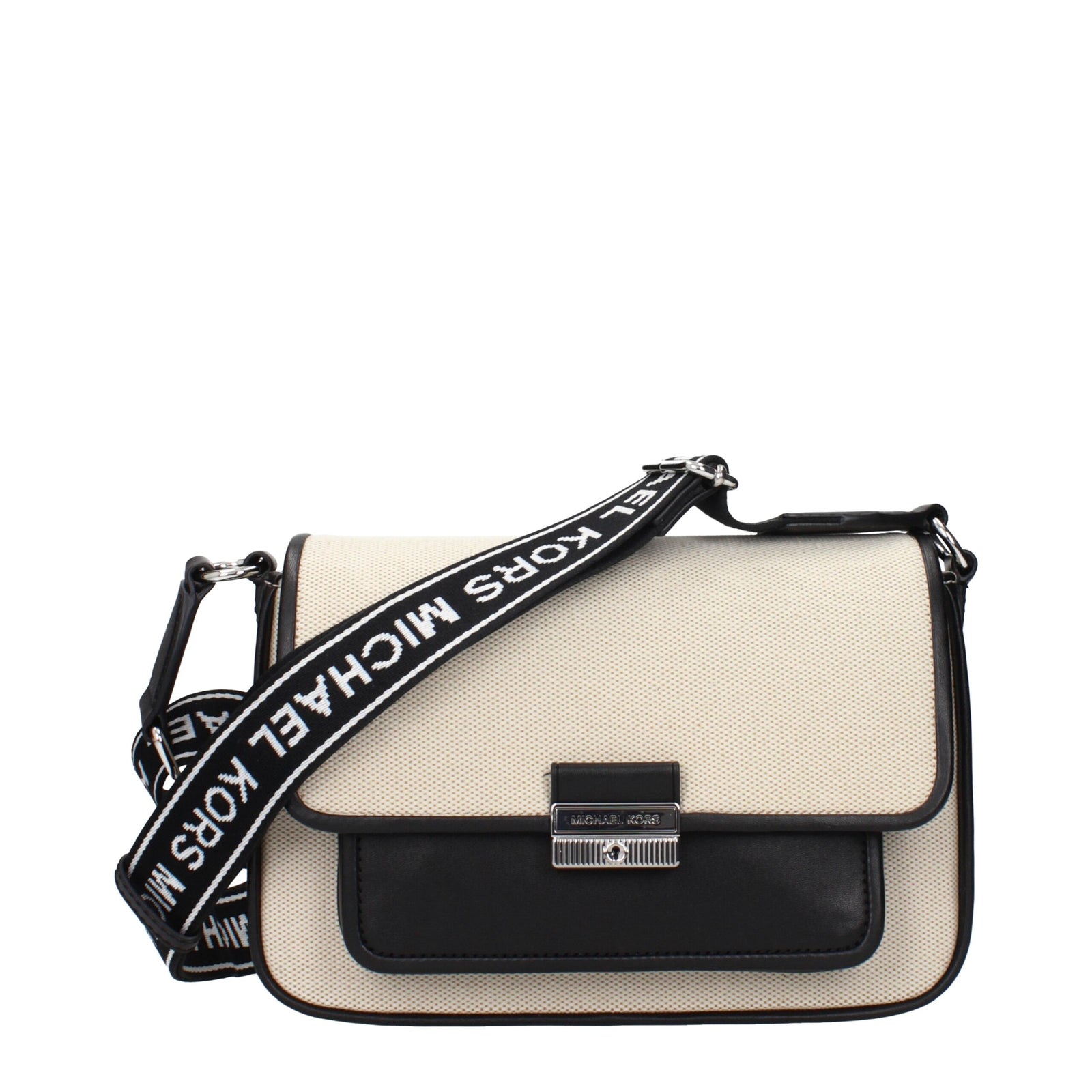 Sacs à bandoulière en tissu beige Michael Kors
