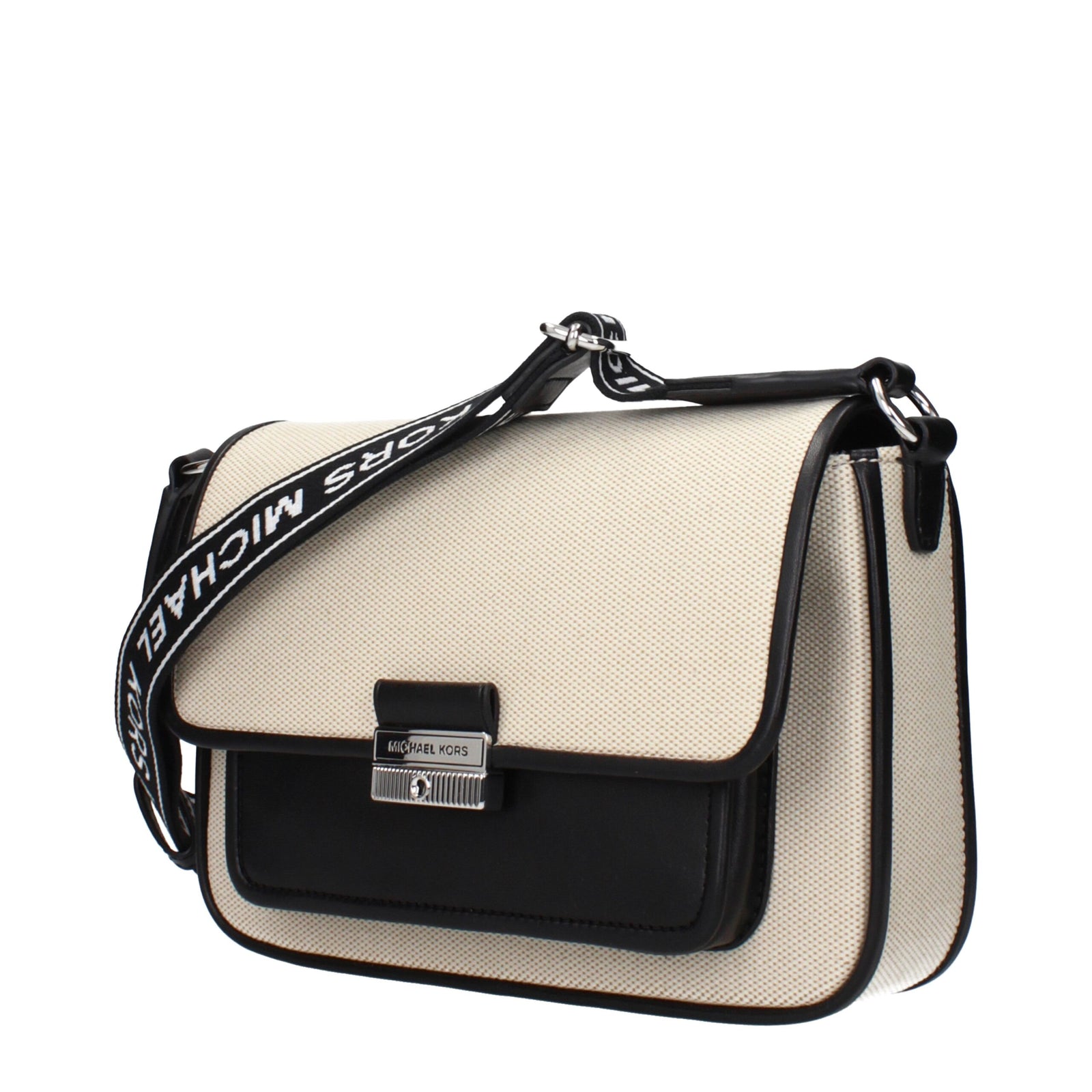 Sacs à bandoulière en tissu beige Michael Kors