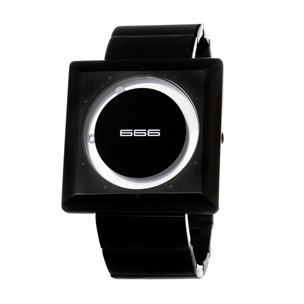 666BARCELONA Black Stainless Steel Watch