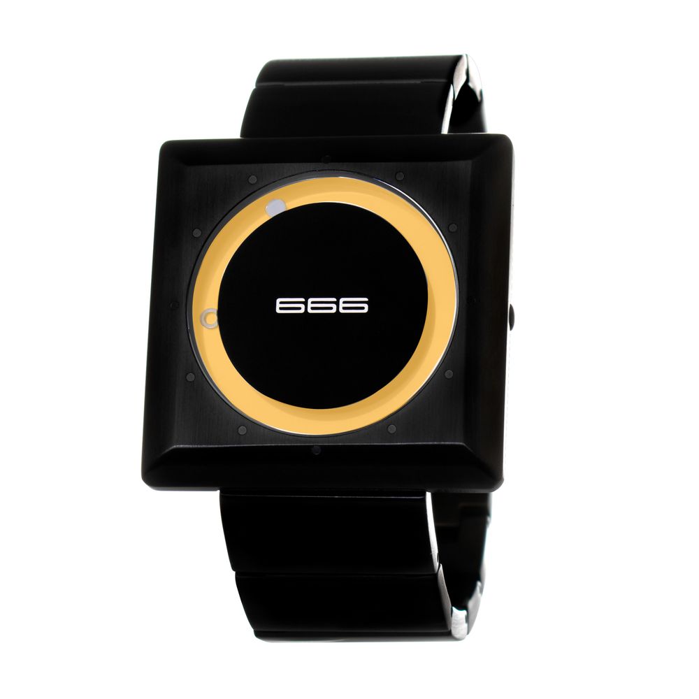 666BARCELONA Black Stainless Steel Watch