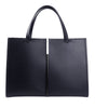Sac à main en cuir bleu Giada