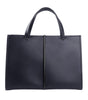 Sac à main en cuir bleu Giada