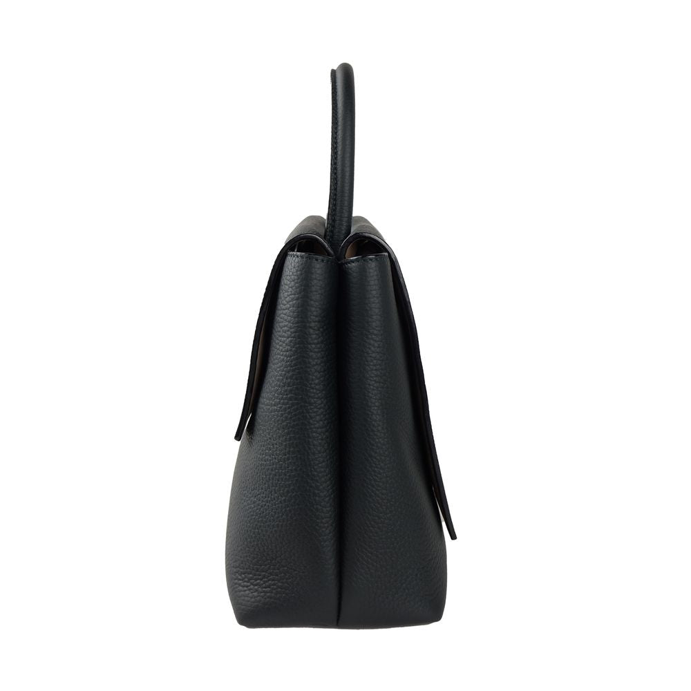 Sac à main en cuir bleu Giada