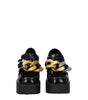 Stella McCartney Black Leather Platform Loafers