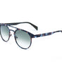Lunettes de soleil en métal gris Italia Independent
