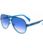 Lunettes de soleil en métal bleu Italia Independent