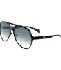 Lunettes de soleil en métal marron Italia Independent