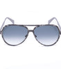 Lunettes de soleil en métal gris Italia Independent