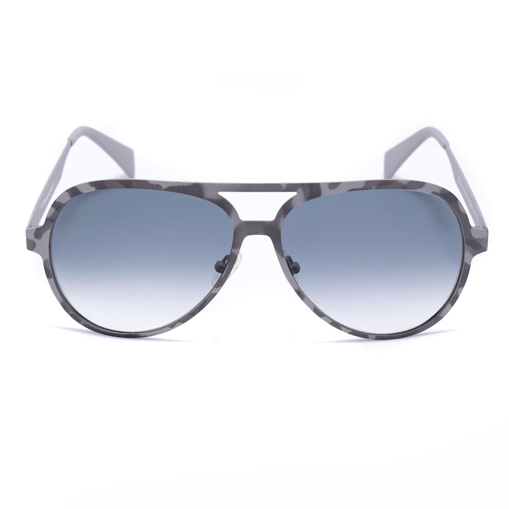 Lunettes de soleil en métal gris Italia Independent