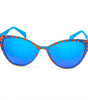 Italia Independent Red Metal Sunglasses