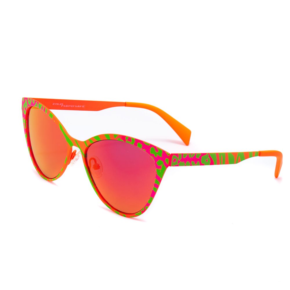 Italia Independent Red Metal Sunglasses