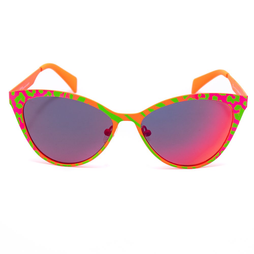 Italia Independent Red Metal Sunglasses