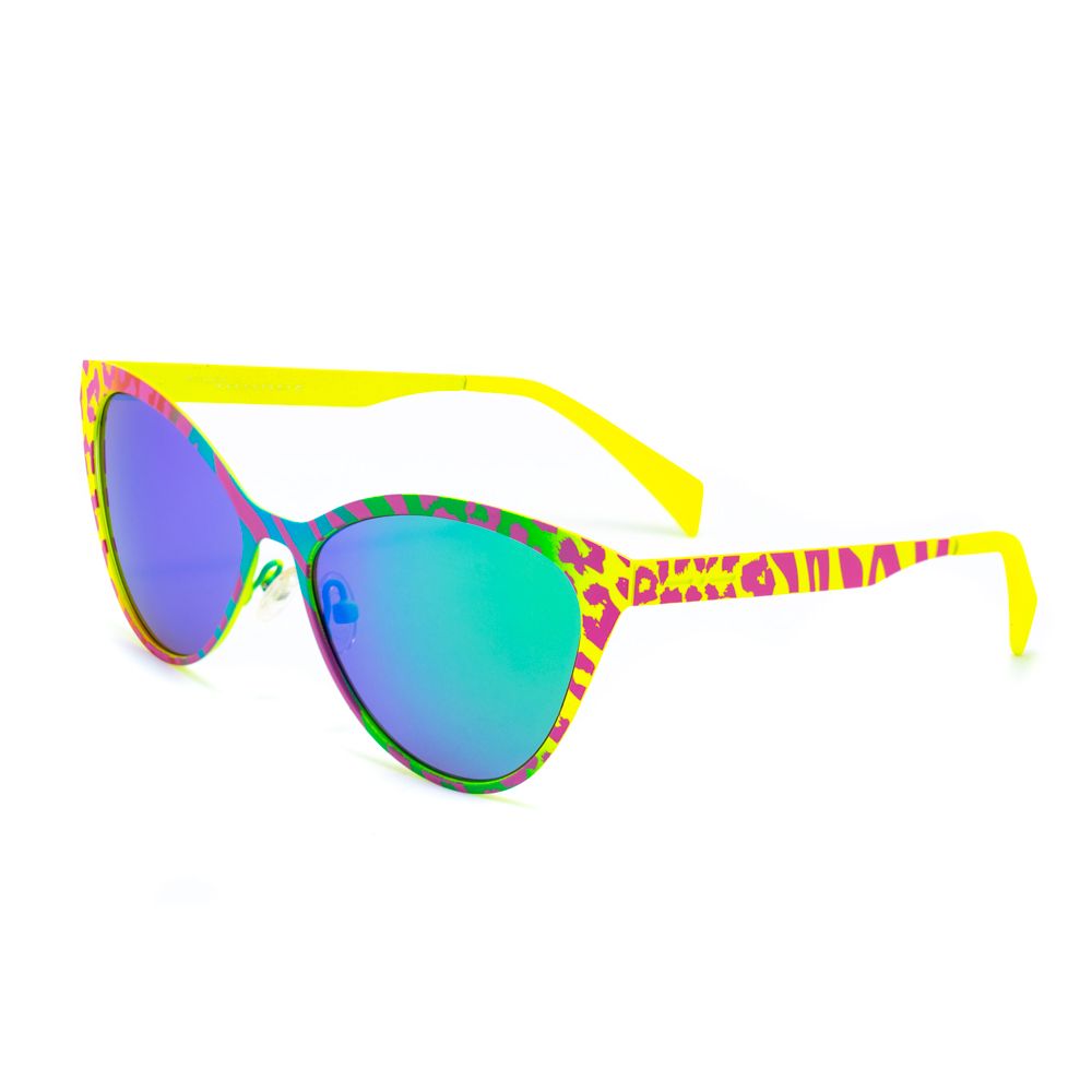 Italia Independent Red Metal Sunglasses