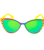 Italia Independent Red Metal Sunglasses