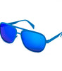 Lunettes de soleil en métal bleu Italia Independent