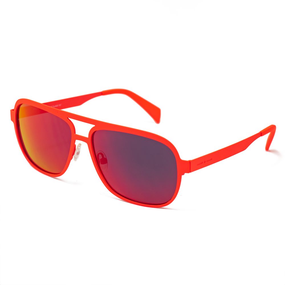 Lunettes de soleil en métal gris Italia Independent