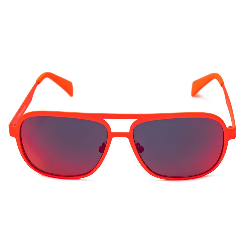 Lunettes de soleil en métal gris Italia Independent
