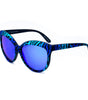 Italia Independent Blue Acetate Sunglasses