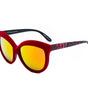 Italia Independent Red Acetate Sunglasses