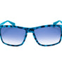 Lunettes de soleil Italia Independent en acétate bleu
