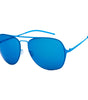 Italia Independent Blue Metal Sunglasses