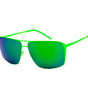 Italia Independent Green Metal Sunglasses