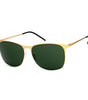 Italia Independent Gold Metal Sunglasses