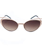 Lunettes de soleil en métal doré Italia Independent
