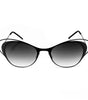 Italia Independent Black Metal Sunglasses