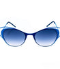 Italia Independent Blue Metal Sunglasses