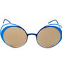 Italia Independent Blue Metal Sunglasses