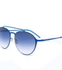 Italia Independent Blue Metal Sunglasses