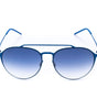Italia Independent Blue Metal Sunglasses