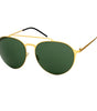 Italia Independent Gold Metal Sunglasses