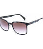Lunettes de soleil en métal gris Italia Independent